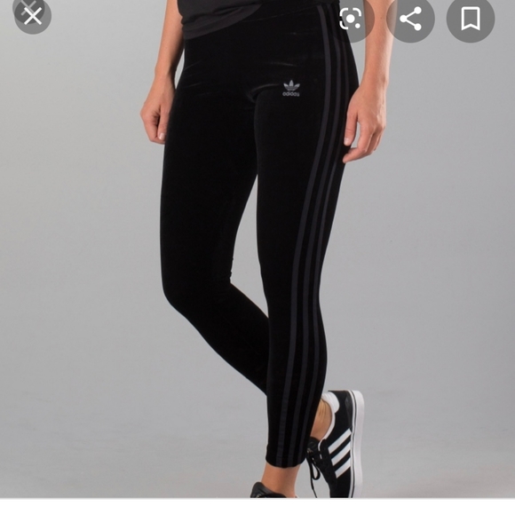 adidas velvet leggings